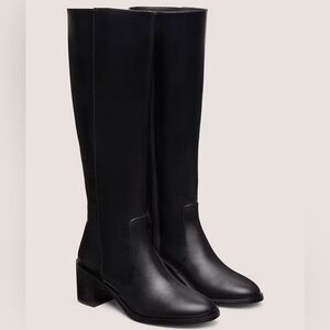 NWT Stuart Weitzman Black Heeled Boots